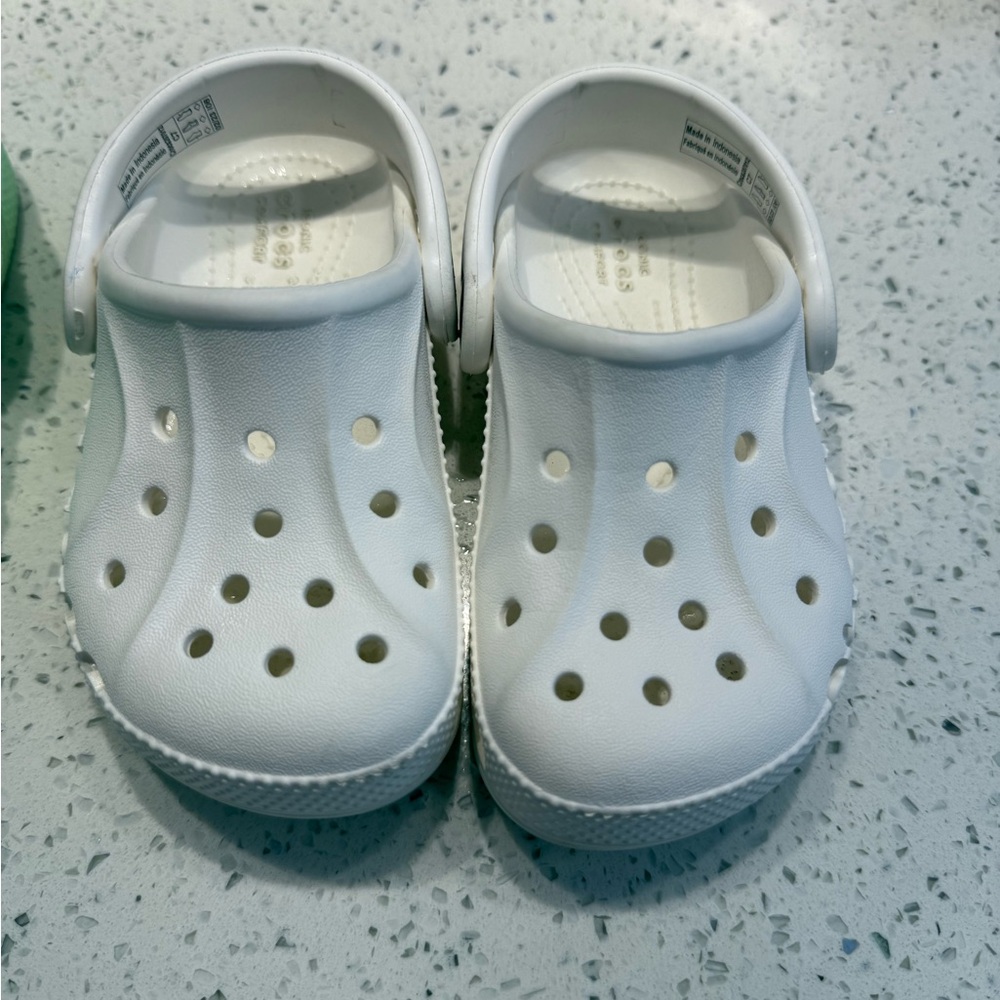 Kids White Crocs